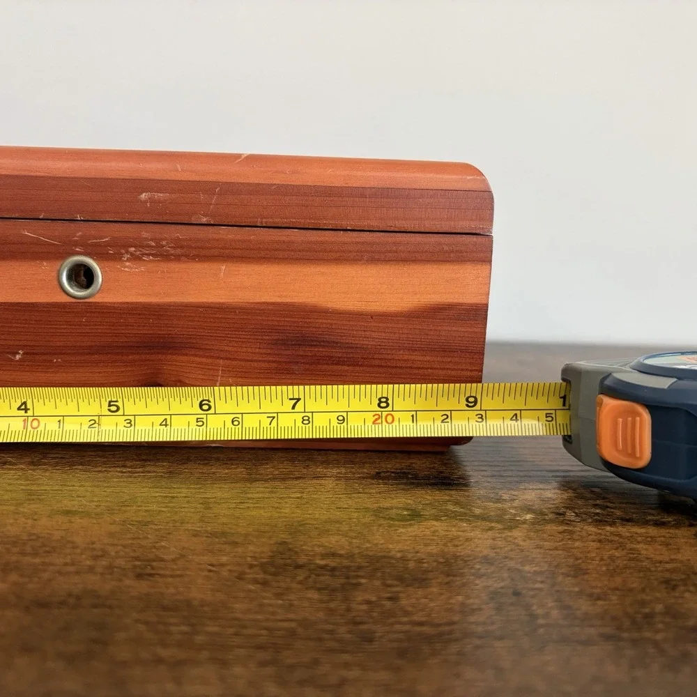 Vintage Lane Mini Cedar Chests Trinket/Jewelry Box, Without Key  Decorative